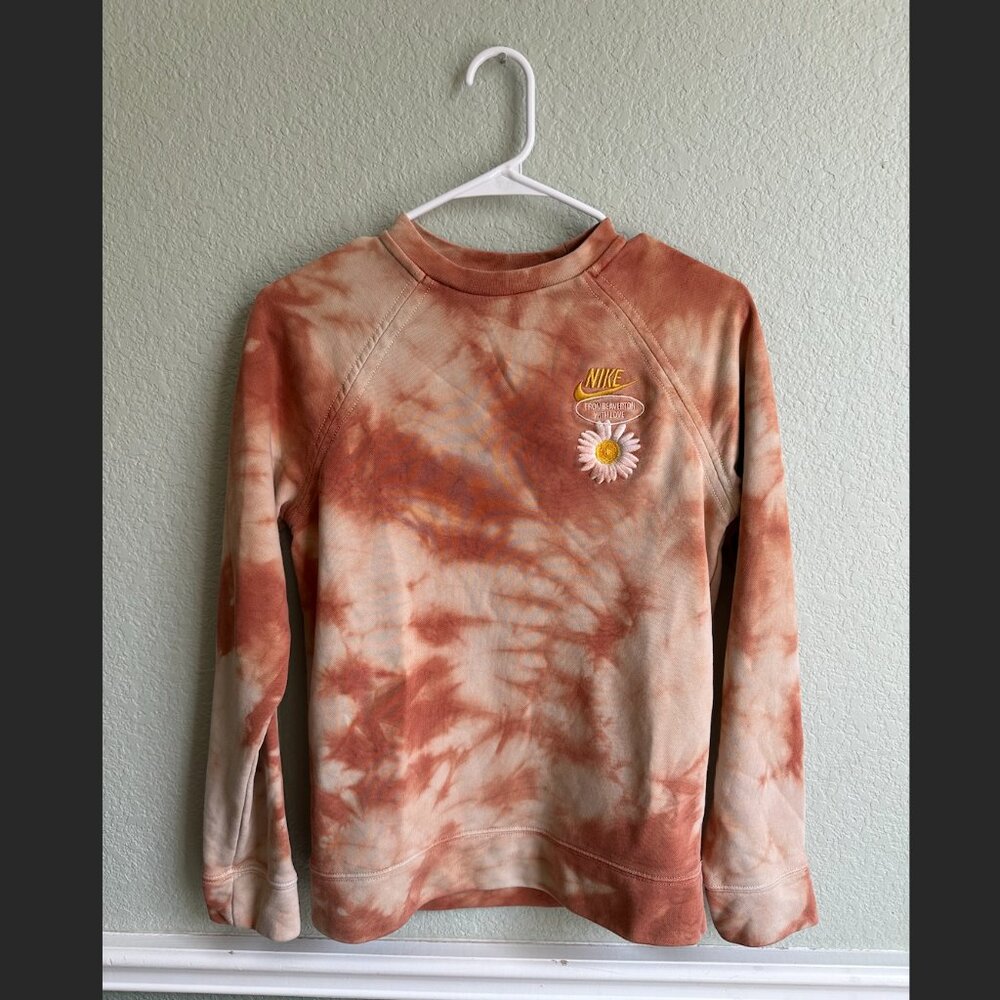 Nike Youth Crimson Bliss Sportswear Have A Nike Day Crewneck Sweatshirt